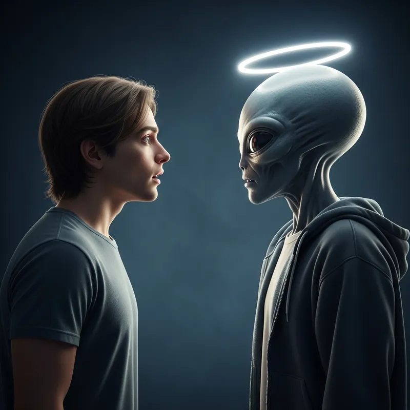 Encounter with Alien Being: Astonishment and Wonder