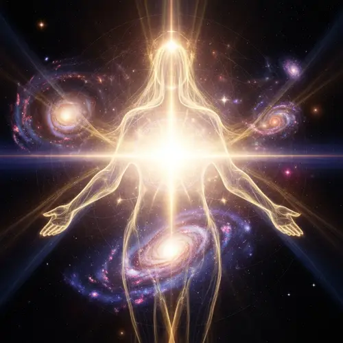 Divine Entity Radiant Light | Symbol of Omnipotence & Benevolence
