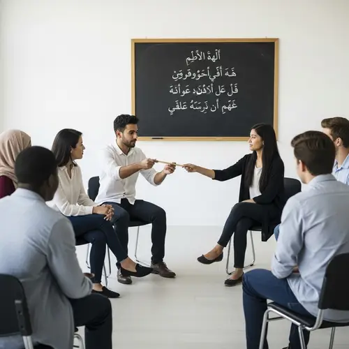 Arabic Language Learning with Talking Stick Activity