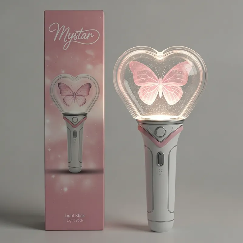 Unique Kpop Fan Lightstick with Butterfly Design