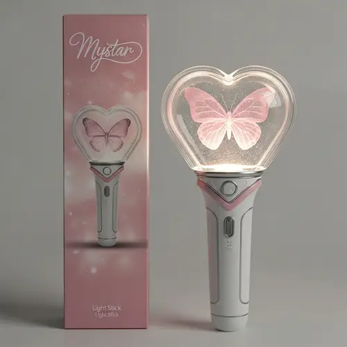 Unique Kpop Fan Lightstick with Butterfly Design