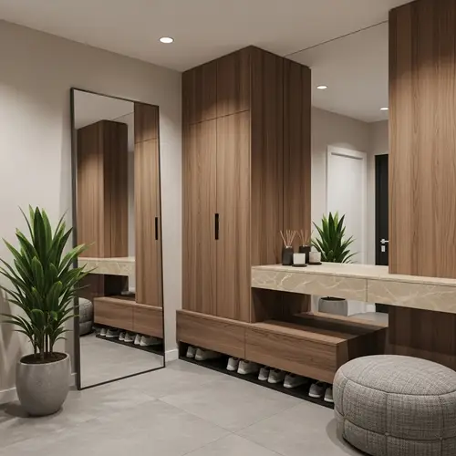 Modern Private House Entrance Hall Design