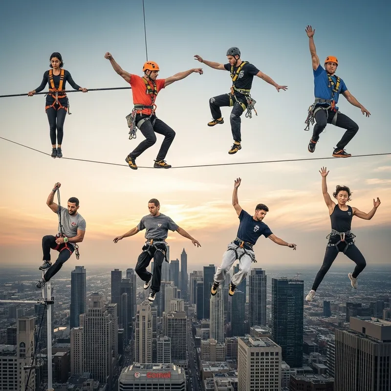 Adrenaline-Pumping Daredevil Performances and Action Spectacle Adrenaline-Pumping Daredevil Performances and Action Spectacle