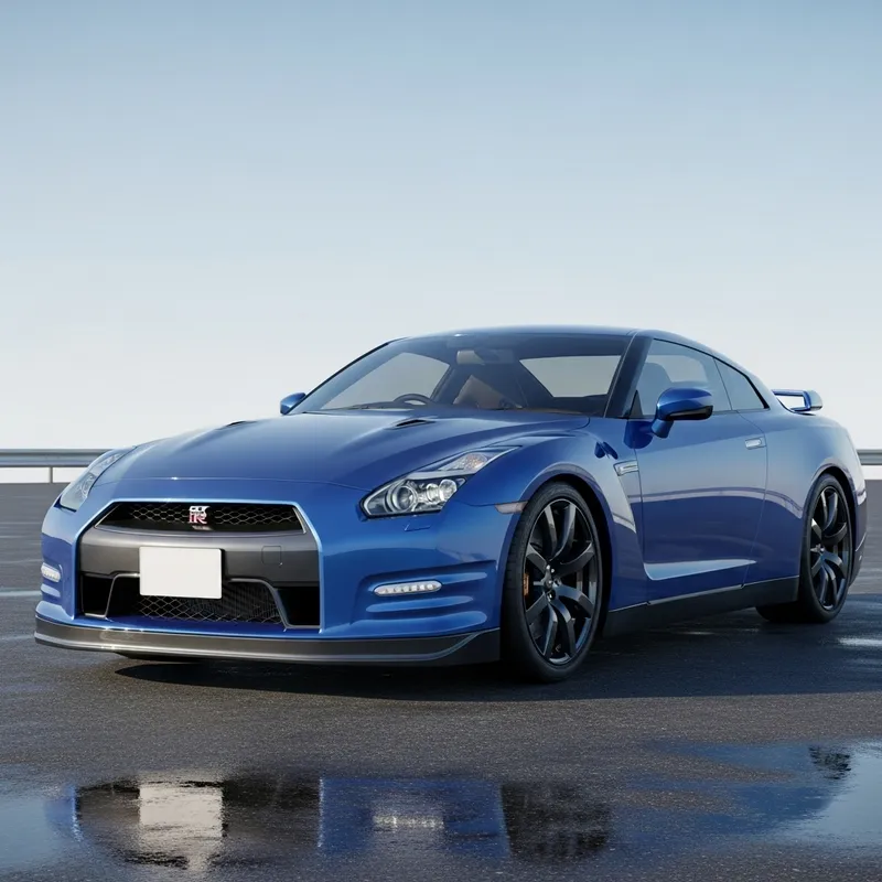 Detailed Nissan GTR R35 | Modern Sports Car Design