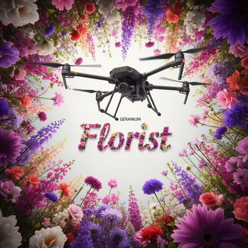 Drone 'Geranium': Technology Meets Floral Beauty