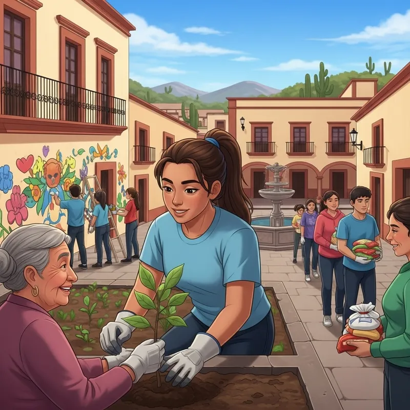 Teenage Leader Transforming Mexico's Future | Community Service Themes Teenage Leader Transforming Mexico's Future | Community Service Themes