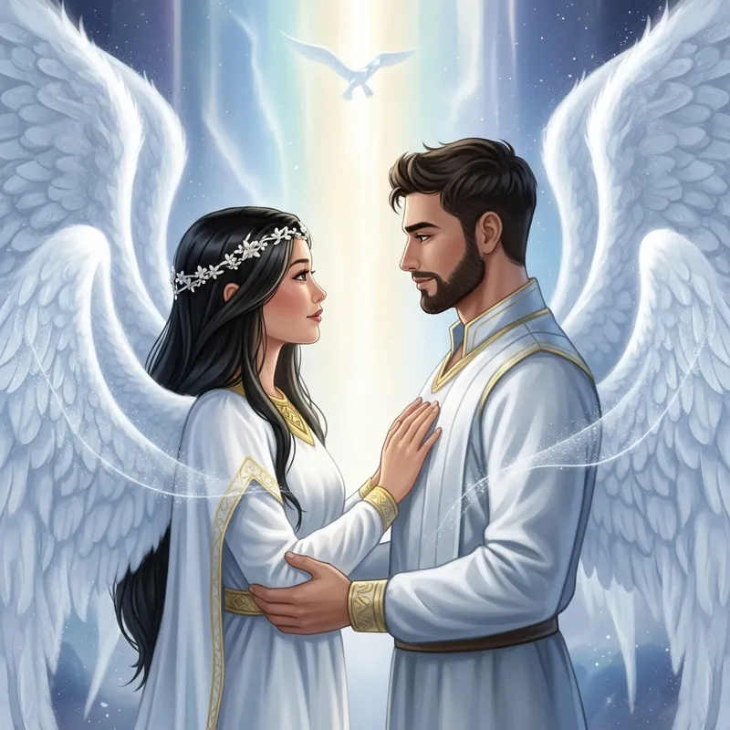 Heart-Warming Divine Couple | Ethereal Relationship Moment Heart-Warming Divine Couple | Ethereal Relationship Moment