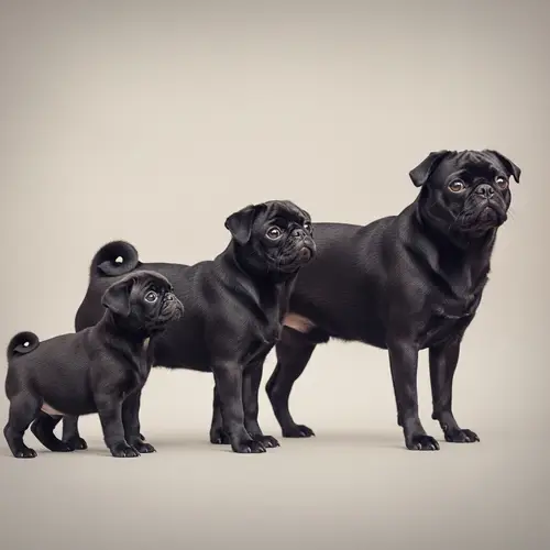 Black Pug Puppy Growth: Dreamy Evolution into Adult