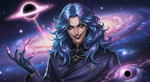 Villainous Iridescent Young Man | Galactic Anti-Hero Odyssey Kayn