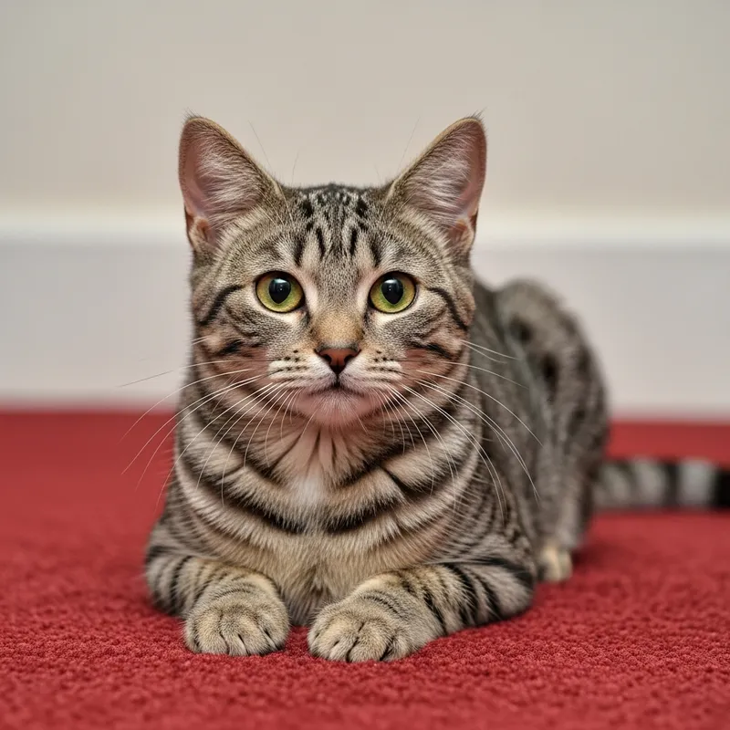 Beautiful Adult Tabby Cat | Grey Fur