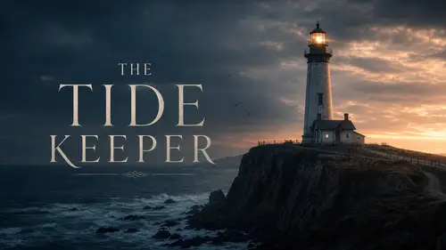 The Tide Keeper: Atmospheric Book Cover Art
