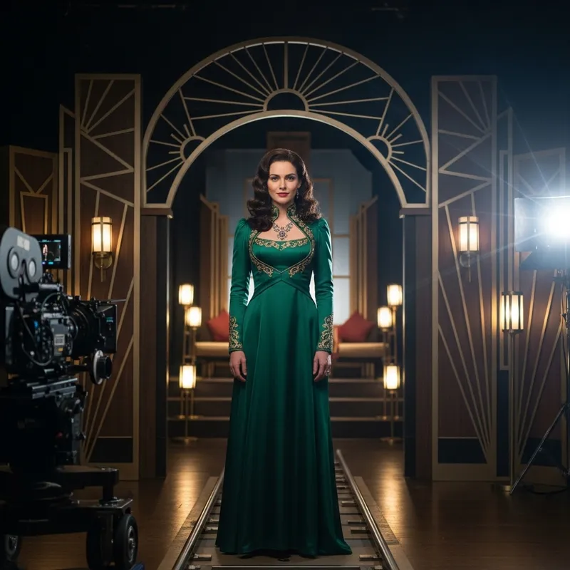 Stunning Actress Full-Frontal Photo | Cinematic Beauty Shot