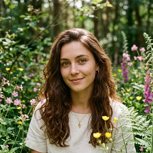 Stunning Young Model Portrait in Nature