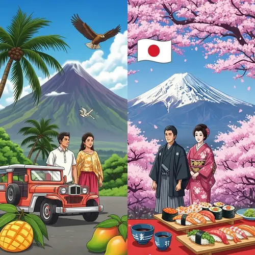 Cultural Fusion: Half Philippines, Half Japan