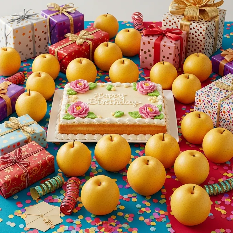 Many More Happy Returns of the Nashi Pear Celebration Many More Happy Returns of the Nashi Pear Celebration