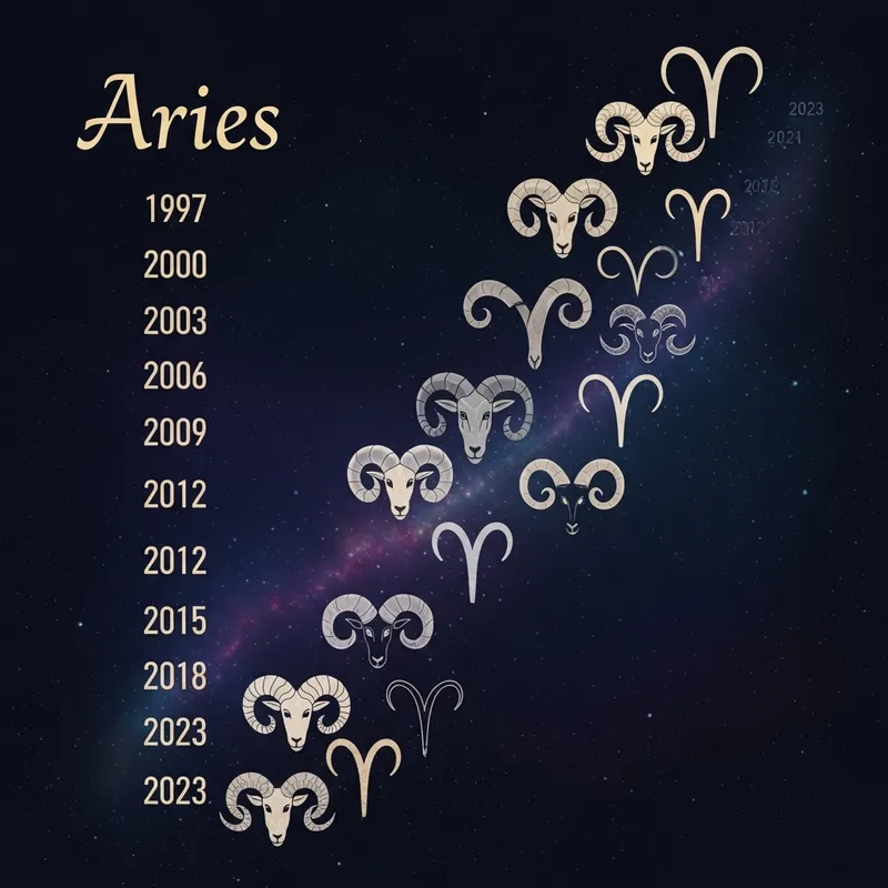 Evolution of Aries Zodiac Sign 1997-2023 Forecast