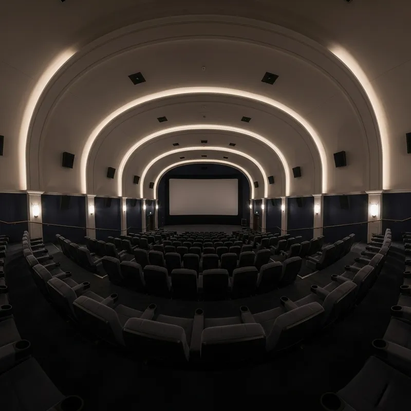 Calming Cinema Hall: A 360° Serene Experience