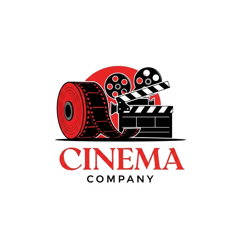Vintage Cinema Logo Design | Creative Film Industry Elements