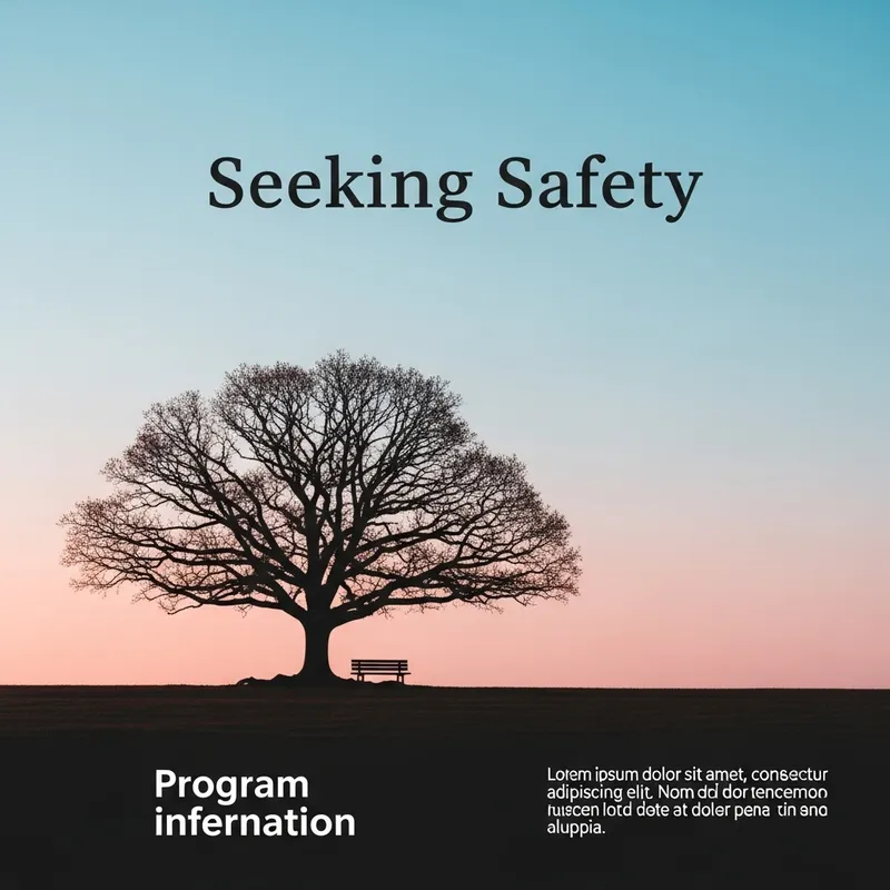 Seeking Safety in Nature | Symbolic Oak Tree Image Seeking Safety in Nature | Symbolic Oak Tree Image