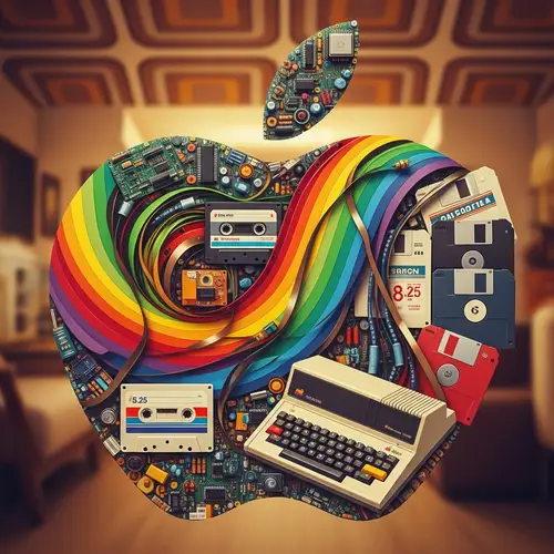 Retro Apple 1977 & Vintage Tech Aesthetic