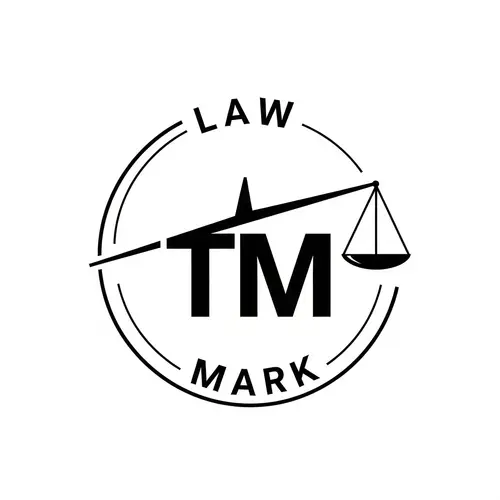 Black and White Lawyer Trademark Symbol