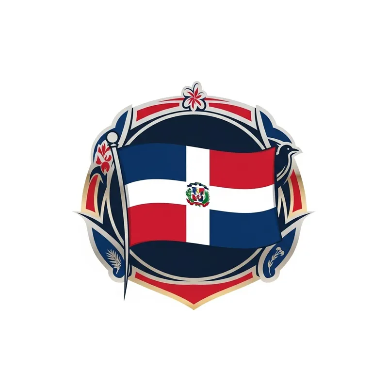 Dominican Republic Flag Logo: Unity & National Pride