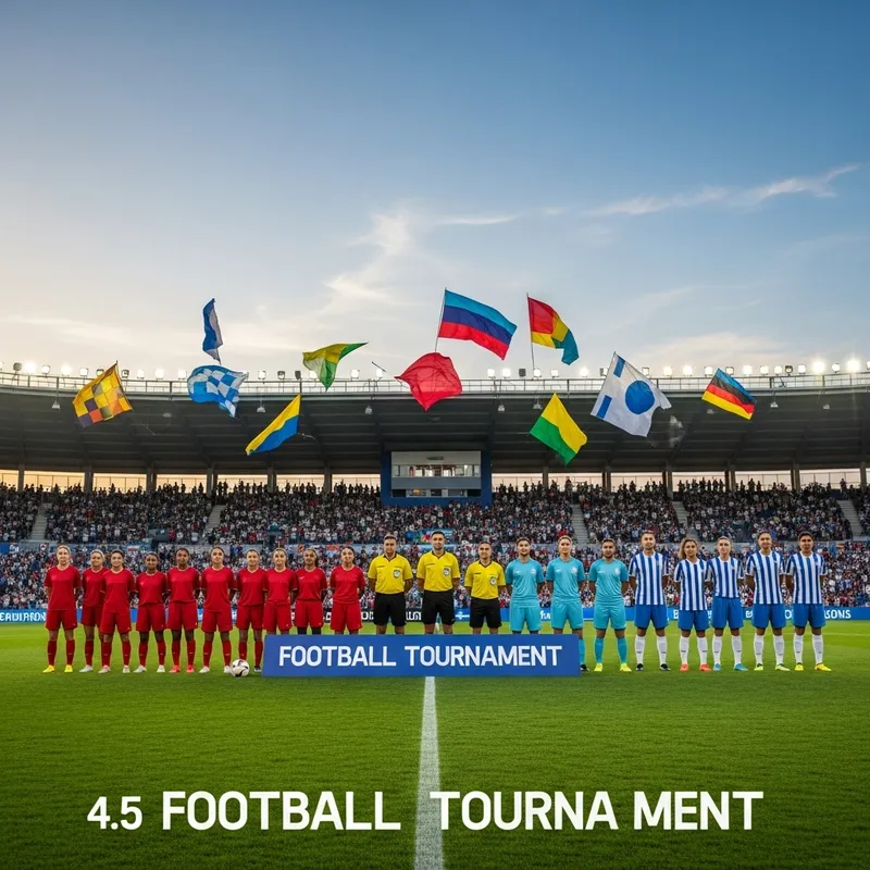 Exciting Soccer Team Match for Football Tournament