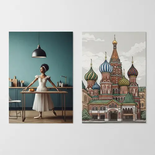 High-Resolution Ballet Invitation Card Design | Studio Lighting