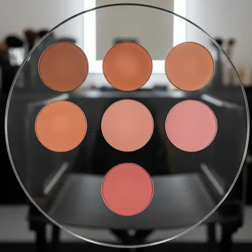Blush Color Palette: Acrylic Plate of 6 Shades
