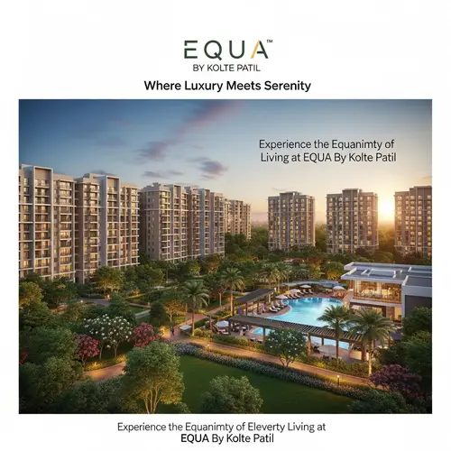 Luxurious Living at EQUA By Kolte Patil in Wagholi