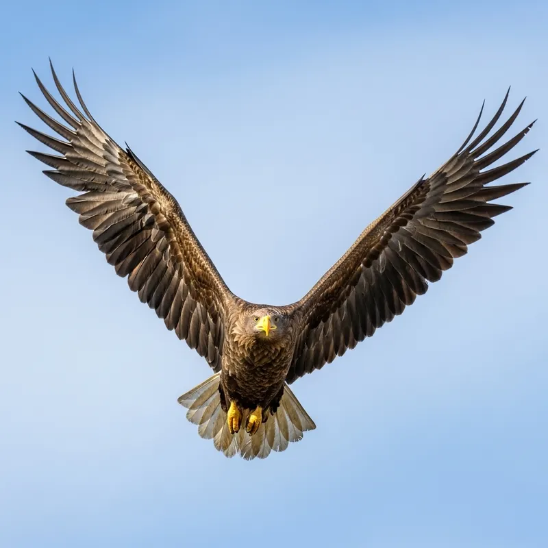 Majestic Eagle Soaring Towards You