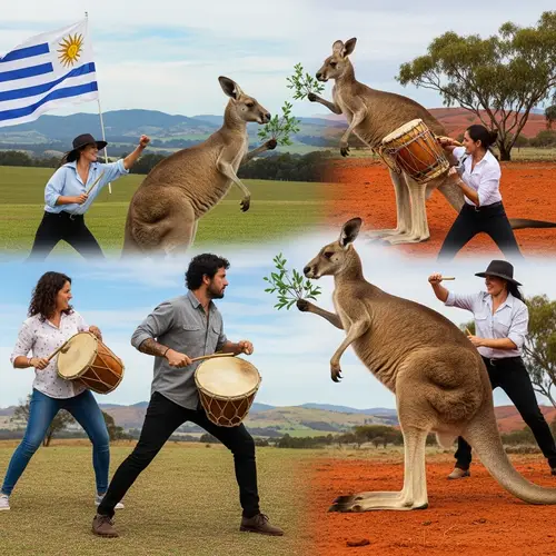 Imaginative Conflict: Uruguayans vs. Australian Kangaroos