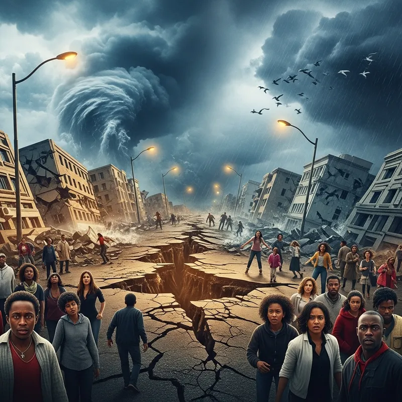 Earthquake and Storm: Nature's Fury Unleashed