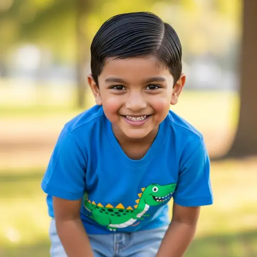 Joyful South Asian Boy | Lively & Playful Nature