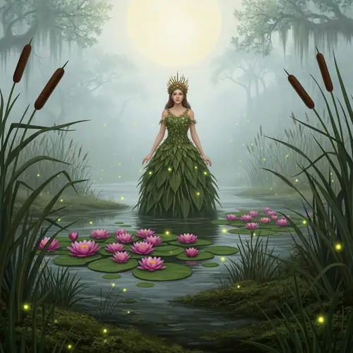 Ethereal Swamp Princess | Magical Fairy Tale Scene