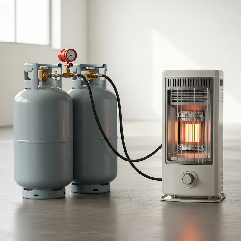 LPG Gas Tank Line for Efficient Space Heating