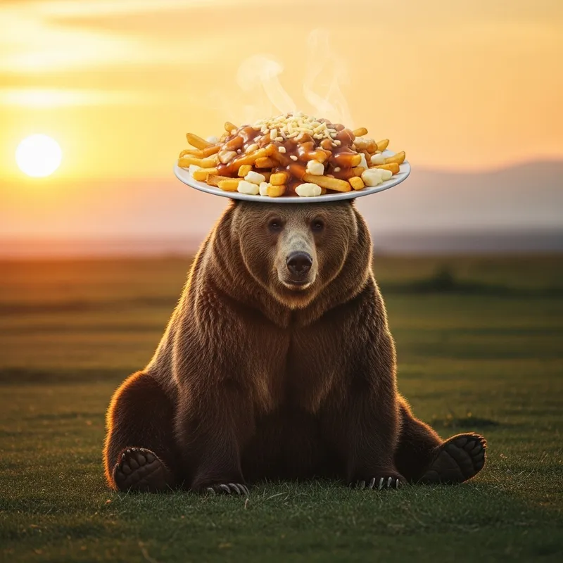 Bear with Poutine: Unusual Canadian Feast