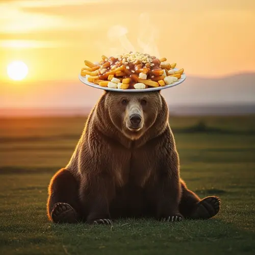 Canadian Bear Feast: Poutine on a Bear | Website