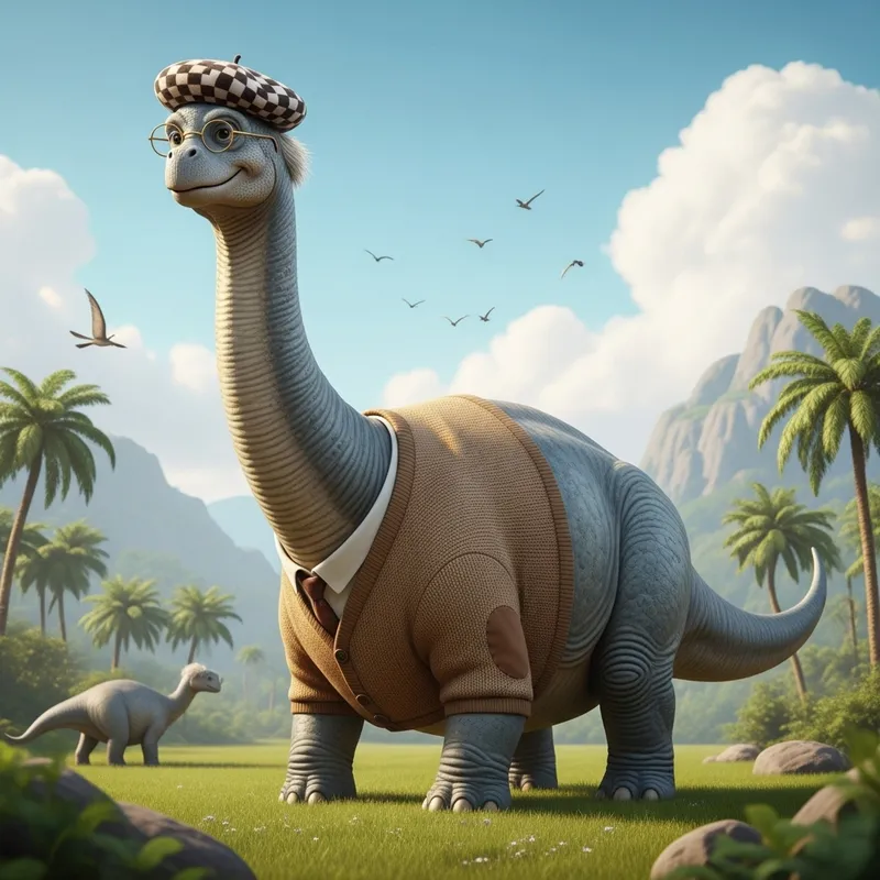 Delightful Dinosaur Grandpa: Heartwarming Intergenerational Connection