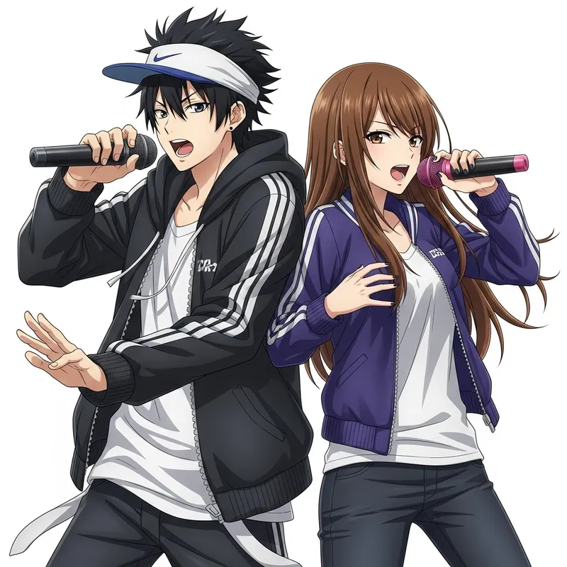 Kirito and Asuna Singing Rap Performance