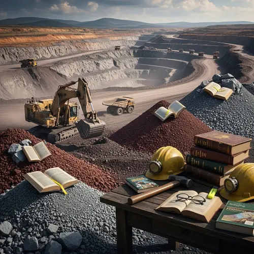 Mining Scene with Books: Artistic Portrayal of Knowledge in the Sector