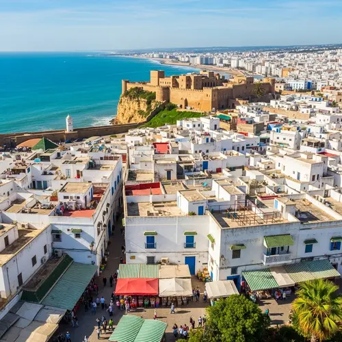 Les Oudayas, Historic Neighborhood in Rabat, Morocco