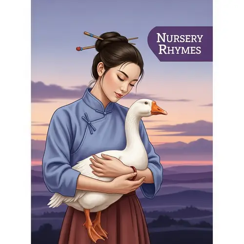 Nursery Rhymes Book Cover - A Realistic Design