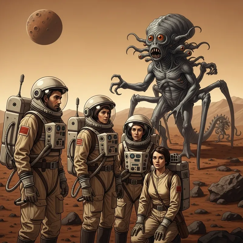 Intriguing Discovery: The Martian Creature of Mars Exploration