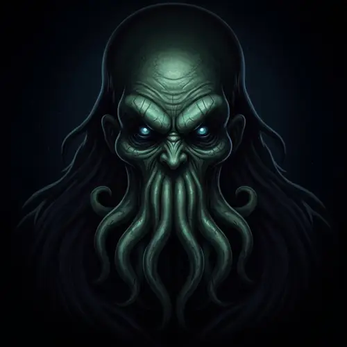 Fearsome Cthulhu: Lovecraftian Cosmic Horror Painting