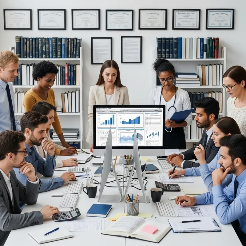 Diverse Accounting and Tax Consultation Experts in Action