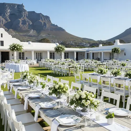 Picturesque Cape Dutch Style Outdoor Wedding | Rustic Elegance