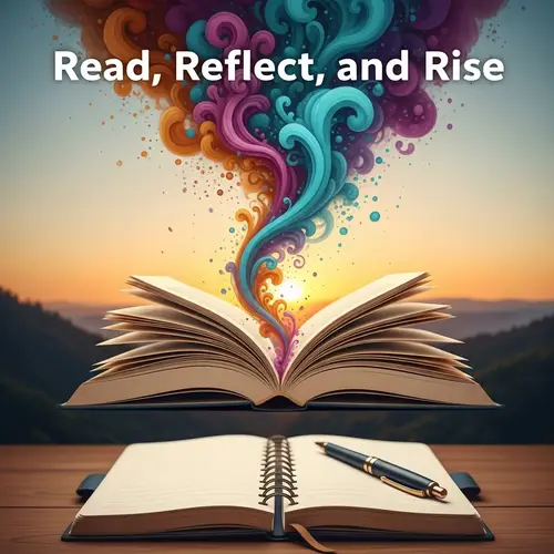 Read, Reflect, and Rise Book Challenge Image