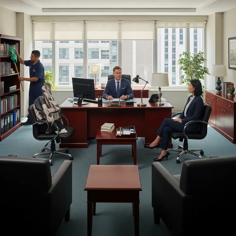 Modern Office Environment with Diverse Team