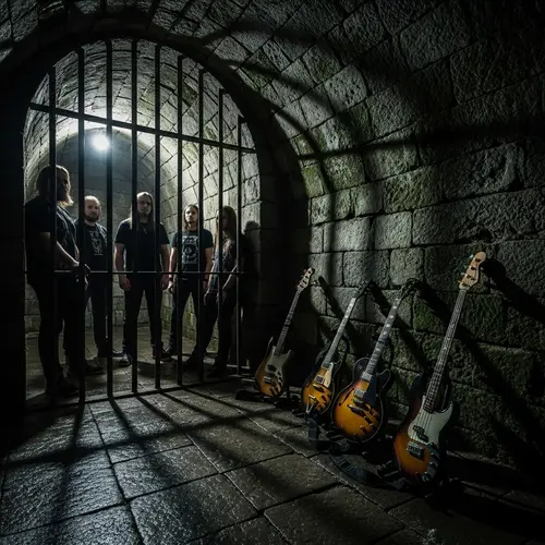 Russian Rock Band Musicians Confined in Ancient Dungeon